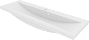 Umywalka wpuszczana w blat z konglomeratu WAVE 120 cm