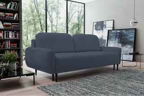 Sofa BOHO z funkcja spania i pojemnikiem CIENONIEBIESKI PERFECT HARMONY 77