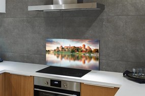 Panel nad Blat Kuchenny Zamek Królewski na Wawelu nad Wisłą