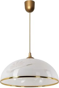 Biało Złota Kuchenna Lampa Wisząca D0-P12