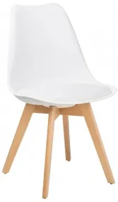 Nordyckie Krzesło Do Jadalni Distressed White - Sklum