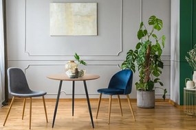 Okrągły stół na trzech nogach Sottile w stylu loft