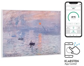Klarstein Wonderwall Art Smart 500W Panel na Podczerwień W Formie Obrazu Słońco