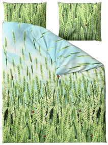 PrzytulneMieszkanie.pl PrzytulneMieszkanie.pl Pościel z mikrowłókna POSANA zielona Rozmiar pościeli: 2 szt 70 x 80 cm | 160 x 200 cm