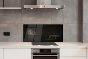 Panel szklany do Kuchni Jaskinia z Symbolami Krzyża