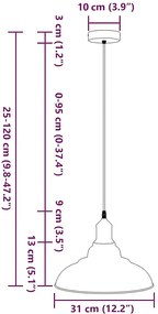 Biała lampa z regulacją wysokości F5-W35