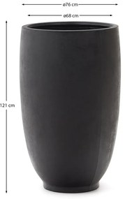 Doniczka z cementu ø 75 cm Aiguablava – Kave Home