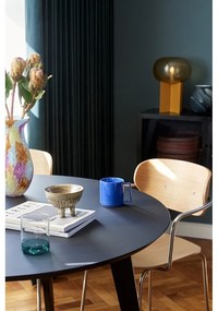 Pomarańczowa lampa stołowa ze szklanym kloszem (wysokość 36 cm) Podium – Hübsch