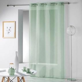 Jasnozielona firanka 140x280 cm Telma – douceur d'intérieur