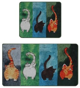 Dywaniki łazienkowe zestaw 2 szt. 60x100 cm Gatto Carino – Foutastic