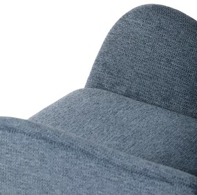 Fotel bujany BLUE2, niebieski