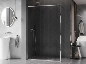 Mexen Kioto-F ścianka prysznicowa Walk-in z ramką 55 x 202 cm, transparent 8 mm, chrom - 800-055-104-01-00