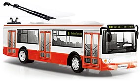 Trolejbus Rappa z dźwiękiem i światłem, 28 cm