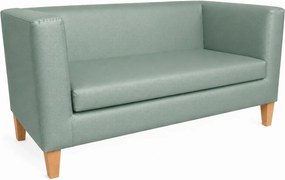 Sofa Monaco : Kolor nogi - Drewno, Kolor tkaniny - EKO-SKÓRA - 7D, Typ tkaniny - Eko-skóra , Wysokość nogi - 15 cm