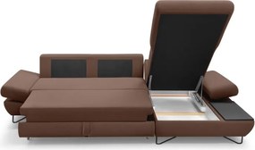 Narożnik LOFT z funkcją spania Regulowane zagłówki i podłokietniki Prawa strona Salvador 04