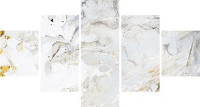 Obraz - Papier olejny z marmurowym wzorem (125x70 cm)
