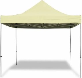 Pawilon ogrodowy Profi rozkładany 3 x 3 m - champagne 2 ściany