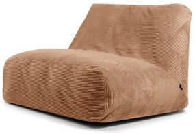 Brązowy sztruksowy worek do siedzenia Sofa Tube – SLOWDOWN