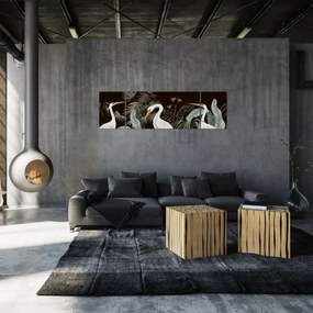 Obraz - Ptaki (170x50 cm)