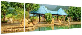 Obraz - Shanghai hotel park (170x50 cm)