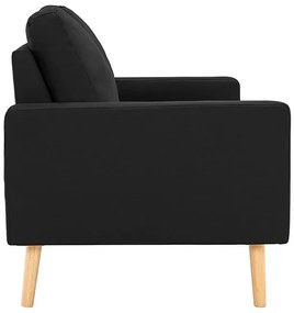 2-osobowa czarna sofa - Eroa 2Q