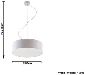 Nowoczesna lampa wisząca LED E817-Arens Adana