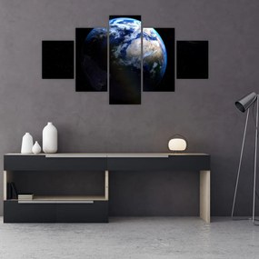 Obraz planety Ziemia (125x70 cm)