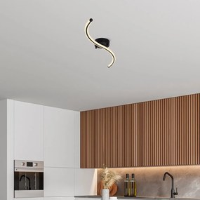 Czarna lampa sufitowa LED 10x67 cm Yilan – Opviq lights