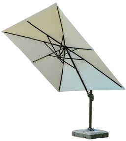 Parasol ogrodowy kwadratowy szary