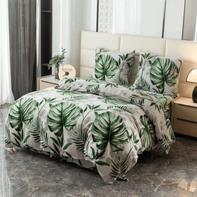 PrzytulneMieszkanie.pl PrzytulneMieszkanie.pl Pościel z mikropluszu SINERO zielona Rozmiar pościeli: 70 x 80 cm | 140 x 200 cm