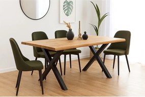 Stół w dekorze dębu 90x160 cm Kora – Bonami Essentials