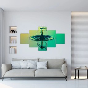 Obraz kropli wody (125x70 cm)