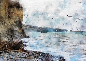 Obraz na szkle - Rafa, akwarela (70x50 cm)