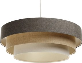 Lampa wisząca ERUTAN TRIPLE szara/beżowa/kremowa