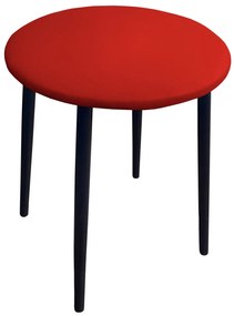 Taboret TRIX D15 czerwony podstawa czarna