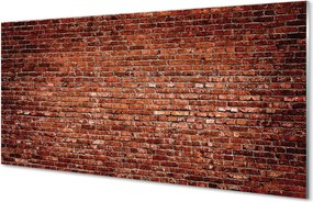 Szkło do Kuchni na Ścianę Industrialna Ściana z Cegieł