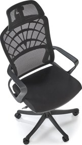 Obrotowe krzesło z regulowanym zagłówkiem Vesuvio Halmar