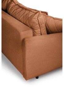 Brązowa rozkładana sofa 215 cm Bjork – Bonami Selection