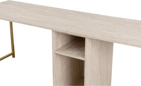 Biurko Twin Travertine and Gold