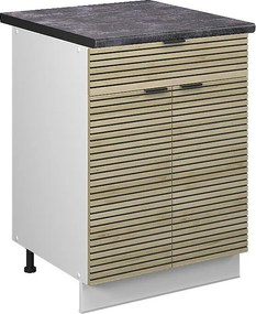 Szafka dolna do kuchni panel dębowy 60x60x82 fame-line