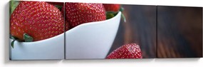 Obraz truskawek (170x50 cm)