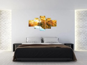 Obraz - Jesienne drzewo (125x70 cm)