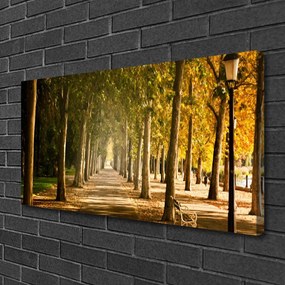 Obraz na płótnie Romantyczna Parkowa Alejka