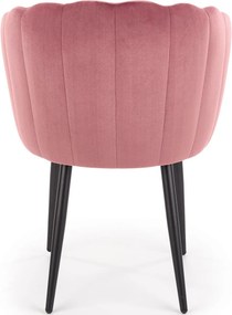 Krzesło na metalowych nogach w stylu glamour K386