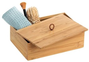 Bambusowy pojemnik z pokrywką Wenko Terra, szer. 22 cm