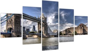 Obraz -  Tower Bridge w Londynie (125x70 cm)