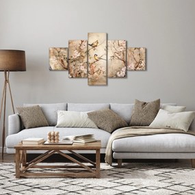 Obraz - Obraz ptaka w stylu vintage II. (125x70 cm)
