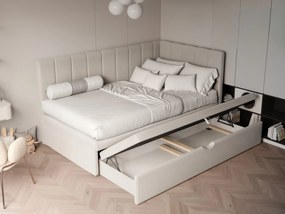 Łóżko dziecięco-młodzieżowe LUCA z dodatkową powierzchnią spania - 120x200