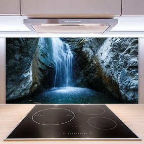 Szkło do Kuchni na Ścianę Kaskada Czystej Wody