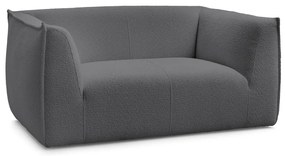 Ciemnoszara sofa z materiału bouclé 170 cm Giorgia – Bobochic Paris